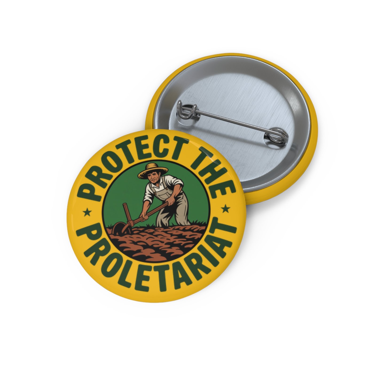 12022513283022074693_2048 Proletariat Pin Button - Image 1