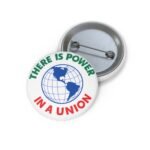 Union Power Pin Button