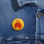 Angela Davis Vintage Political Pin - Image 2