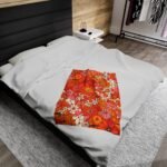 Floral Plush Blanket - Image 4