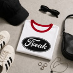 Freak Ringer Tee — Retro Script Graphic Women's T‑Shirt - Image 5