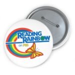 Reading Rainbow Pin Button - Image 5