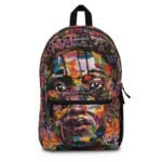 Graffiti Art Print Backpack Bookbag - Image 5