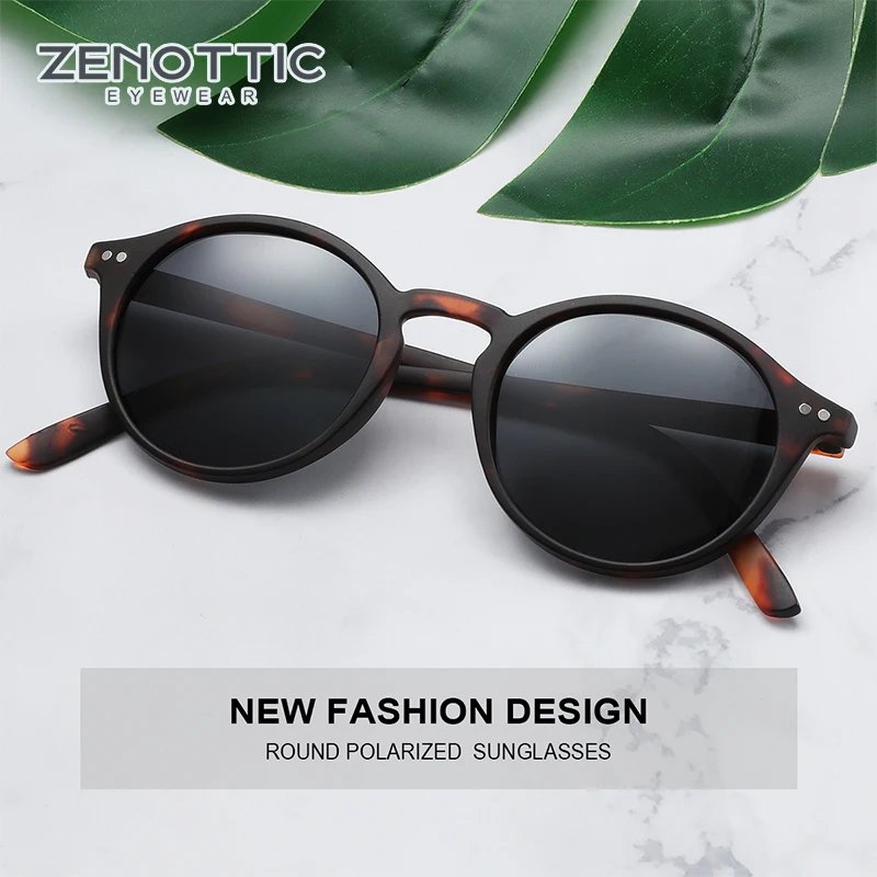 ZENOTTIC Vintage Polarized Sunglasses Men Classical Retro Brand Designer Round Outdoor Driving UV400 Shades Sun Glasses Woman ZENOTTIC Vintage Polarized Sunglasses Men Classical Retro Brand Designer Round Outdoor Driving UV400 Shades Sun Glasses Woman