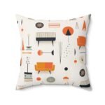 Mid-Century Modern Throw Pillow - Image 13