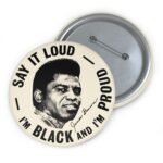 Black and Proud Vintage Style Pin - Image 5