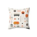 Mid-Century Modern Throw Pillow - Image 5
