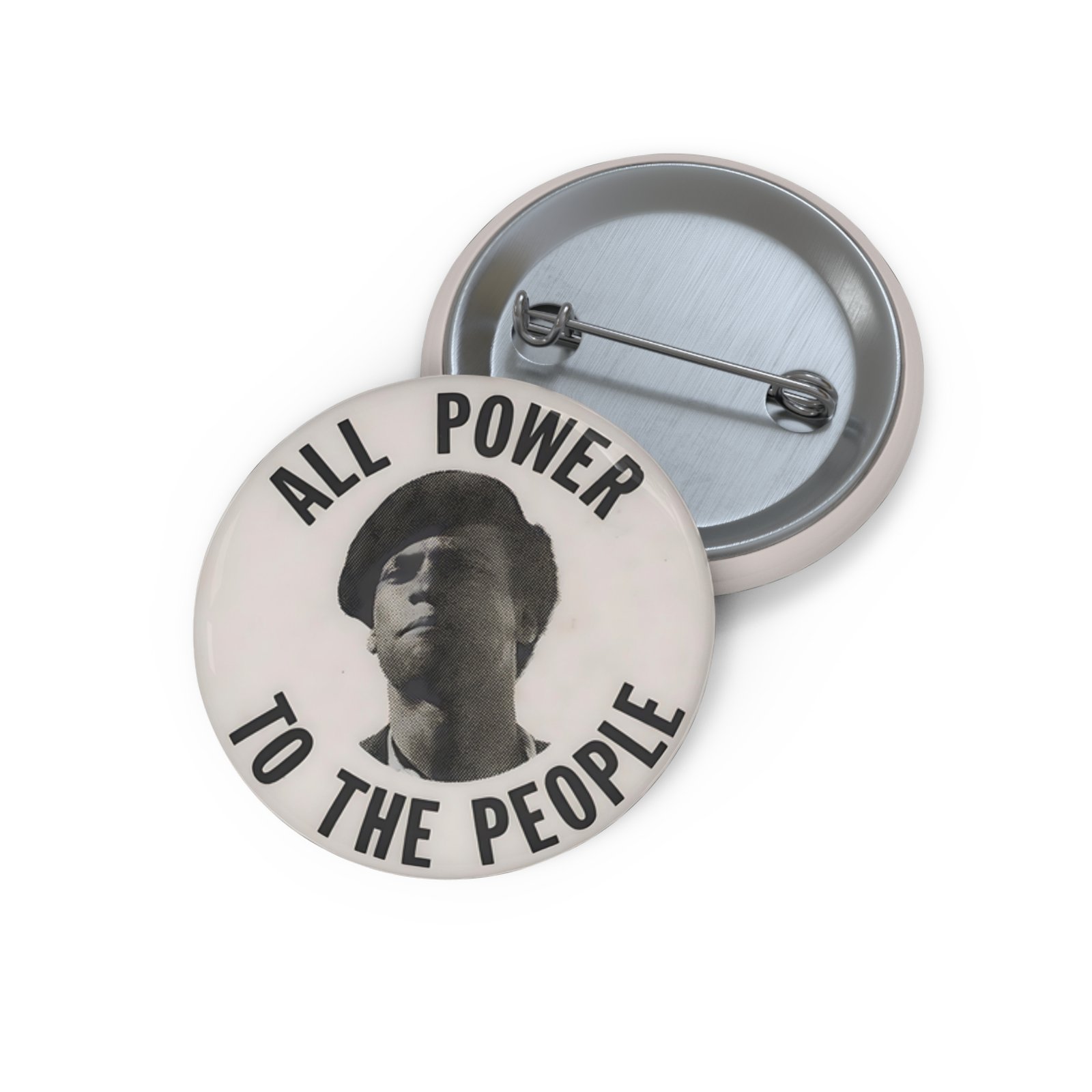 6167765968375113679_2048 Huey P. Newton Anti Trump Pin - Image 1