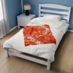 Floral Plush Blanket - Image 3