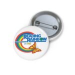 Reading Rainbow Pin Button