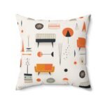 Mid-Century Modern Throw Pillow - Image 11