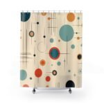 Mid Century Shower Curtain