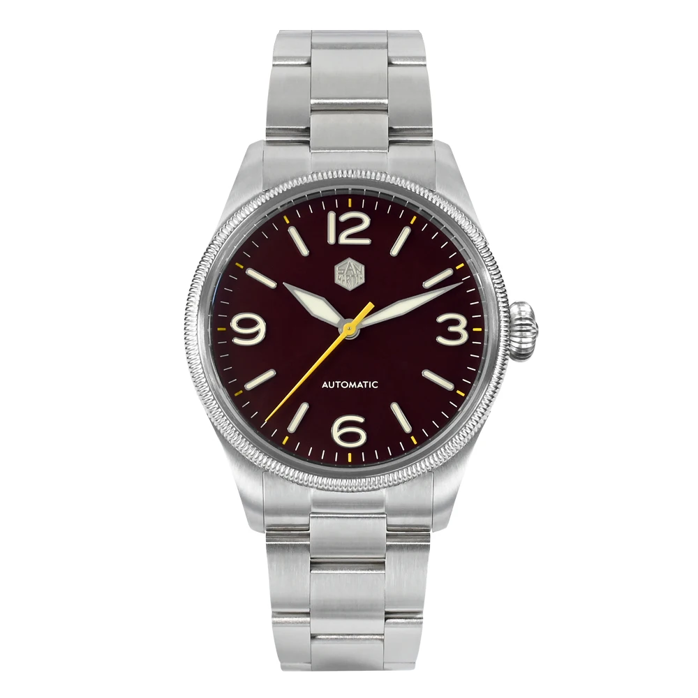 S1a625e003ddb49488073a5972e83d65cF-1 San Martin 38.5mm Retro Mens Pilot Watch - Image 1
