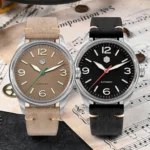 San Martin 38.5mm Retro Mens Pilot Watch - Image 3