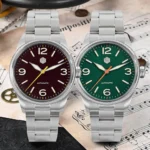 San Martin 38.5mm Retro Mens Pilot Watch - Image 2
