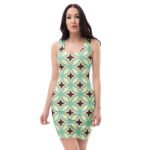 70s Retro-Style Bodycon Dress - Image 2